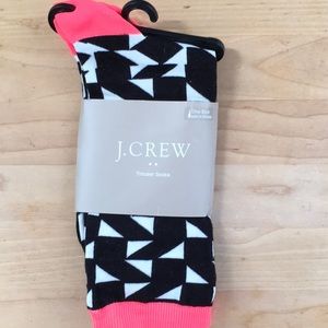 Black/White JCREW Trouser Socks
